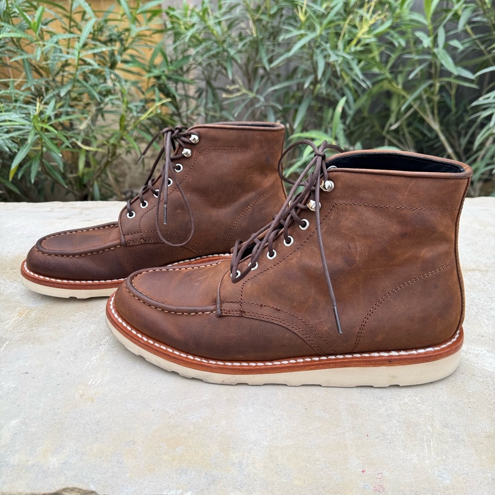 Thursday Boot Company Diplomat Moc-toe Leather Boots - Picture 3 of 8